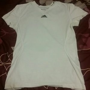 Adidas White Workout Top