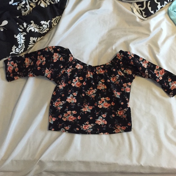 Floral crop top