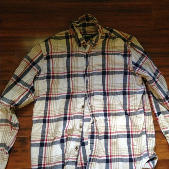 Plaid outdoor life button up