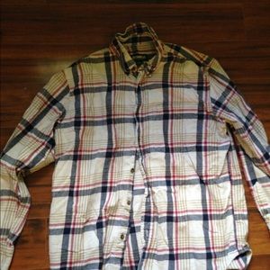 Plaid outdoor life button up