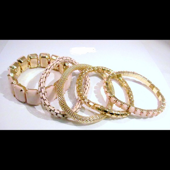 5 piece stretch bracelet set