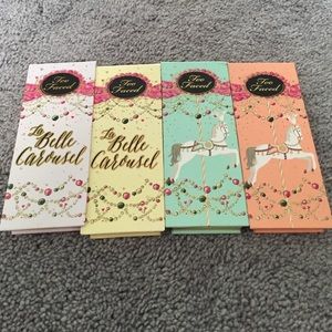 4 Too faced la belle carousel palettes