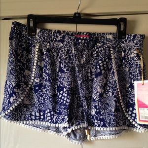 NWT Lilly for Target Pom Pom Shorts Upstream