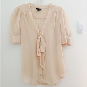 Topshop silk blouse