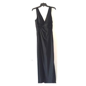 Monique Lhuiller Long Black Gown, size 8