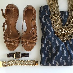 Tory Burch strap healed sandals