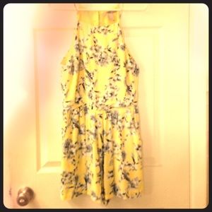 Yellow, black, and gray romper