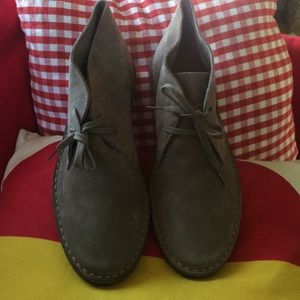 J Crew classic MacAlister grey suede boots
