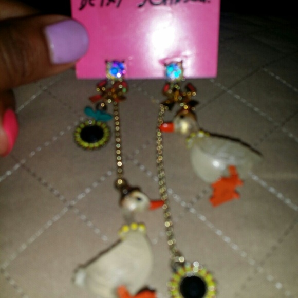 Betsy Johnson earrings
