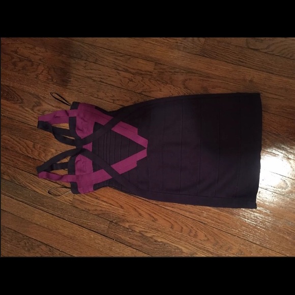 Authentic Herve Leger Strappy Cocktail Dress