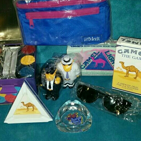 Joe Camel memorabilia from the '80-'90's