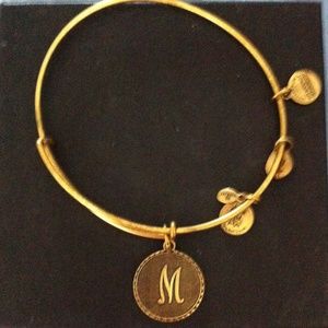 Alex and Ani "M" Initial Charm Bracelet