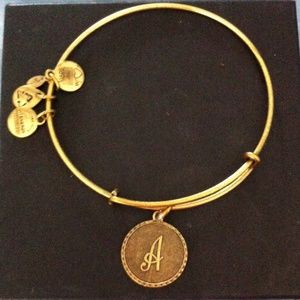 Alex and Ani "A" Initial Charm Bracelet
