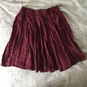 Brandy Melville Burgundy Skirt 🌸