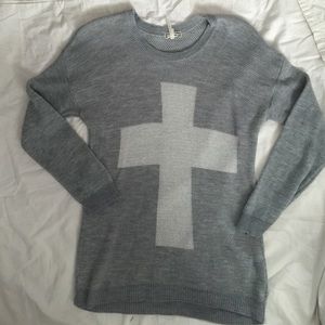 Long sleeve tunic sweater