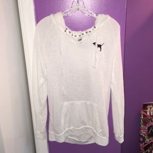 White PINK VS hoodie