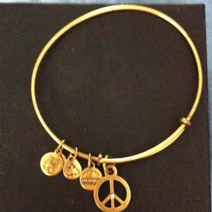 Alex and Ani World Peace Charm Bracelet