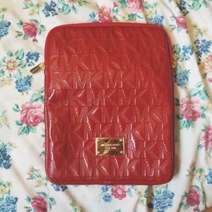 Michael Kors red iPad case
