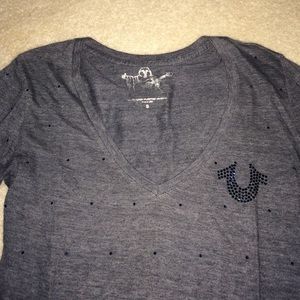 True Religion Sparkle V-Neck