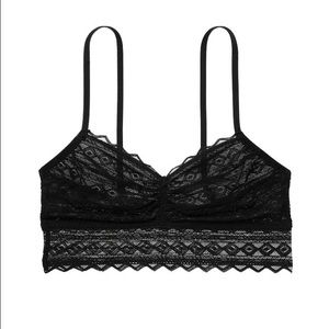 IN SEARCH OF VS PINK BLACK BRALETTE