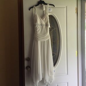 NWT White halter wedding/ formal dress
