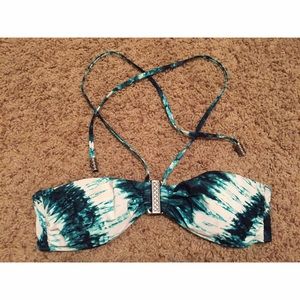 Forest Green/Teal/White Swimsuit Top from H&M