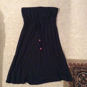 Guess Strapless Black Dress
