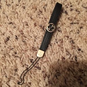 Authentic Gucci phone charm (Black)