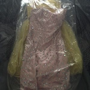 Pink party dress