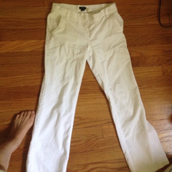 White summer pants