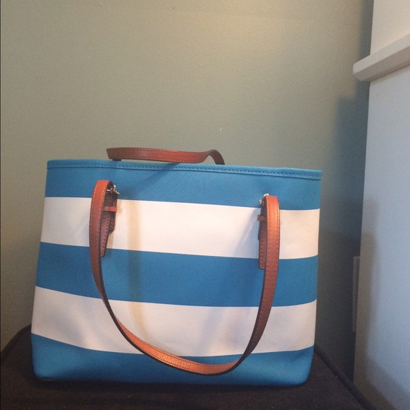 Michael Kors light blue Jet Set tote- small - Picture 2 of 3