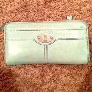 Fossil leather wallet