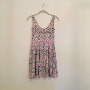 Aéropostale skater dress in aztec print