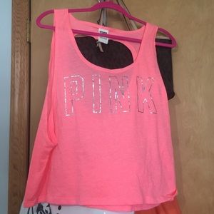Cute PINK tank and bandeau!