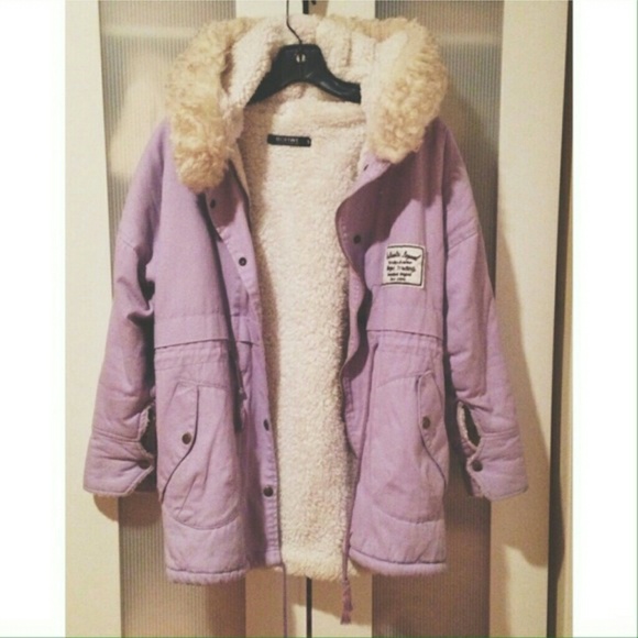 🌟ONE HOUR SALE 🌟 Lavender furry coat