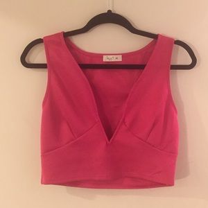 Pink Crop Top