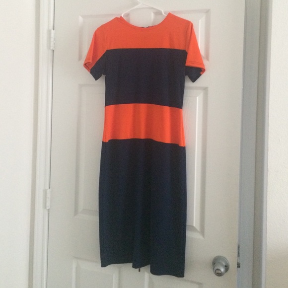 Business casual two tone dress