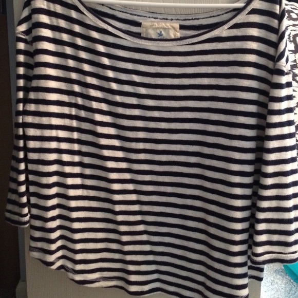 Scoop Neck Aerie Nautical Shirt