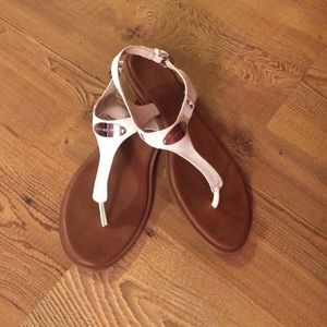 White Michael Kors Sandals