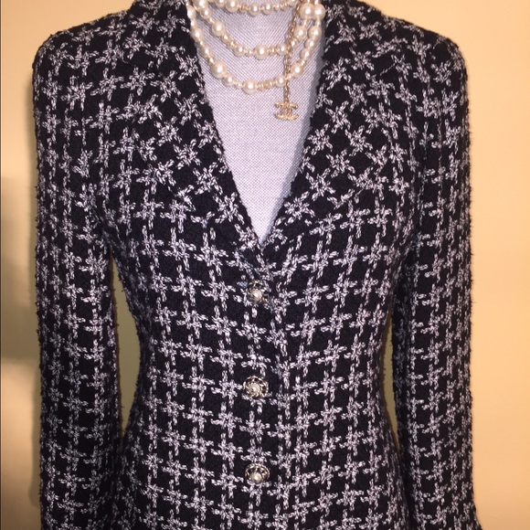 CHANEL Jackets & Blazers - 💝 sold 💝 Chanel leather chain button jacket, 09P