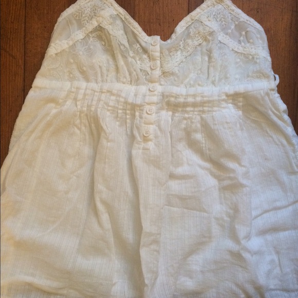 White lace top