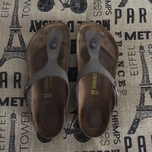 Birkenstock Brown Gizeh Sandals