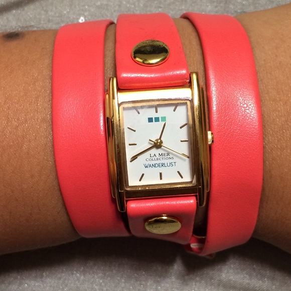 ✨NEW✨ Salmon La Mer Wanderlust Wrap Watch