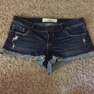 Abercrombie Denim short shorts