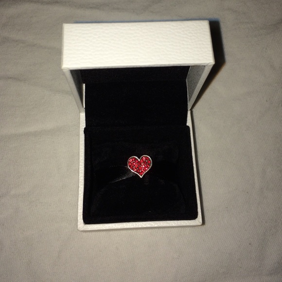 Charmed memories heart shaped charm