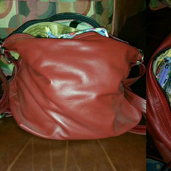 Rough and tumble convertible backpack in lambskin