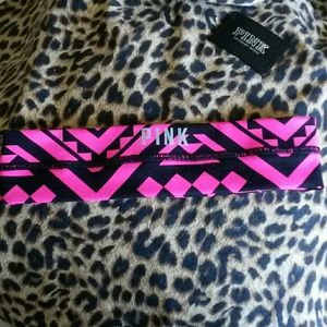 Vs pink aztec headband