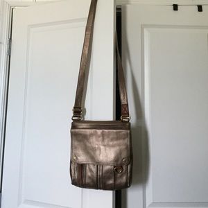 Metallic Fossil Crossbody