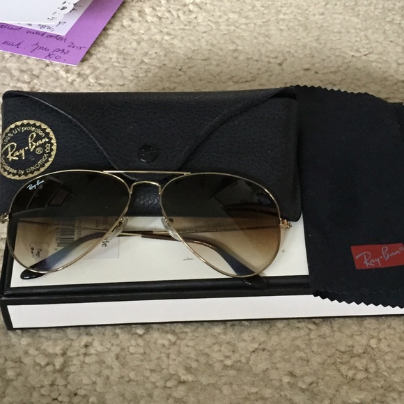 Ray Ban Aviators. Only worn a few times