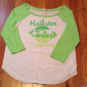 Hollister baseball tee